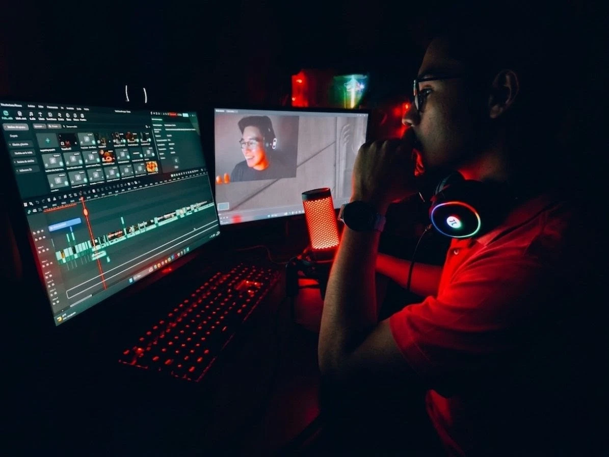 Setup de edición de video